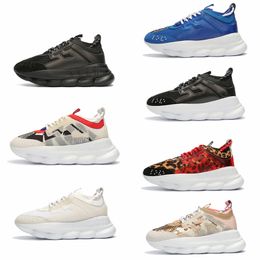 Italy Designer Chain Reaction Shoes Men Women casual trainers Thick soled raised dad shoes Manufacturer's direct sales quality support customization