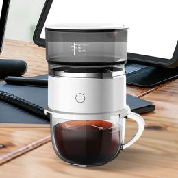 Tools 1 cup Mini Coffee Machine HandPressed Coffee Maker Coffee Brewer Grinder Automatic Hand Drip Coffee Americano Maker Coffeeware