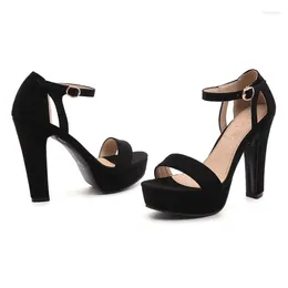 Sandals Oversize Large Size Fashionable High Heels Ladies Summer Platform Women Shoes Woman