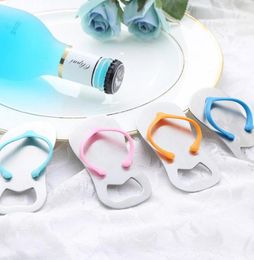 Beach Flip Flops Bottle Opener Corkscrew Cute Slippers Beer Bottle Openers Bridal Shower Wedding Favors2878628