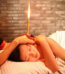 Natural Beewax Ear Candling Pure Bee Wax Thermo Auricular Therapy Straight Style Indiana Fragrance Cylinder Ear Care Ear Candle7435510