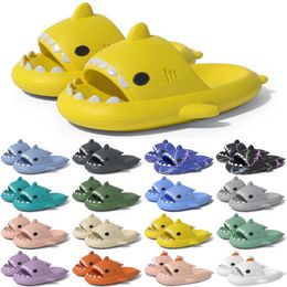 Free Shipping Designer shark slides sandal slipper sliders for men women GAI sandals pantoufle mules men women slippers trainers flip flops sandles color45