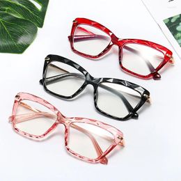 Sunglasses Frames Women's Transparent Frame Glasses Cat Eye Optical Eyeglasses Female Computer Fake For Ladies