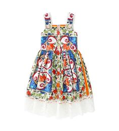 Bongawan Kids Summer Dresses for Girls 2018 Fashion Girls Clothing Bohemian Beach Dress for Girl Costumes for Party and Wedding Y11554609