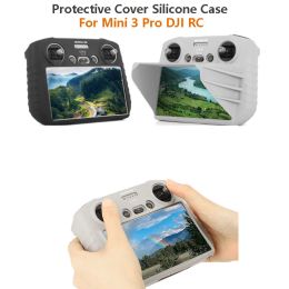 Drones For DJI Mini 3 Pro Remote Control Silicone Cover Protector Case w Sun Hood Strap Lanyard for DJI RC Controller Drone Accessories