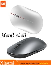 Xiaomi Mi Wireless Mouse Bluetooth Game Mouses 1000dpi 24GHz WiFi link Optical Mouse Mini Metal Portable7433246