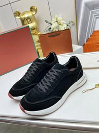 24ss Top Brand men shoes Walk Charms suede loafers Moccasins Knit speed sneaker casual flats Luxury Designers Dress shoe factory footwear 38-46