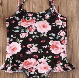 2020 Summer Swimsuit Cute Toddler Kids Baby Girls Flower Swimwear Swimsuit Bathing Suit Beachwear One Piece 6M4T8361410