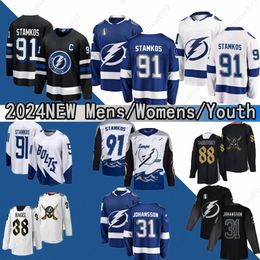 Tampa 2024 Gasparilla Jersey Bay Lightning best seller 24 Ryan Callahan 27 Jonathan Drouin 51 Valtteri Filppula 91 Steven Stamkos Victor Hedman Maglie da hockey