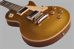 best china guitar Traditional Gold top FANTASTIC Electric Guitar OEM Musical Instruments Free 2589