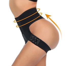 Women Butt Lifter Panties High Waist Tummy Control Hip Enhancer Body Shaper Thong Shorts Slimming Shapewear Sexy Buttocks Corset 240220