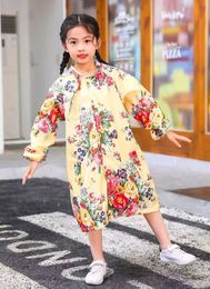 Fashion Kids flower raincoat Students child Ourdoor Waterproof raincoatss poncho childrens clothing Walking rain gear 240226