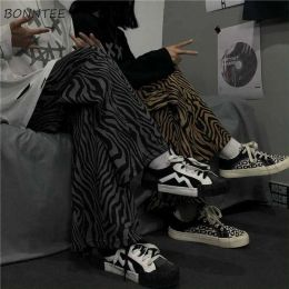 Pants BF Pants Women Baggy Wide Leg Zebrastriped Vintage Classic Spring Trousers Streetwear Harajuku Stylish Allmatch Leisure Basic