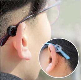 High Quality Glasses Ear Hooks Round Anti Slip Silicone Grips Eyeglasses Sports Temple Tips 100pairlot3105999