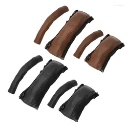 Stroller Parts 2024 4pcs/set Pram Handle Leather Baby Armrest Protective For Case Covers Accessorie