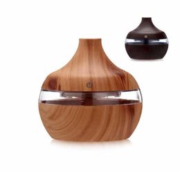 Factory Air humidifier usb aroma diffuser mini wood grain ultrasonic atomizer aromatherapy essential oil diffuser for home o4801076