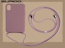 Strap Cord Chain Lanyard Case For Samsung Galaxy S21 S20 FE S10 S9 Plus Note 9 10 Pro 20 Ultra A51 A71 A21 A12 A32 A52 A72 Cover9830116