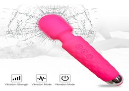 Mini Powerful AV Magic Wand Vibrator Sex Toys for Women Adult G Spot Clitoris Stimulator Dildo Masturbator Massager Sex Toy Shop Y6549512