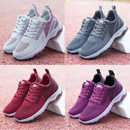 Free Shipping Running Shoes All White Pink White black Red grey purple blue Men Women Sneakers GAI Runner Trainers