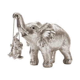 Good Luck Table Elephant Statue Figurine For Bookshelf Resin Home Decor Living Room Animal Collectible Office Mom Gifts Ornament 240220
