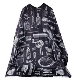 Pattern Cutting Hair Waterproof Cloth Salon Barber Cape Hairdressing Hairdresser Apron Haircut capes1478562