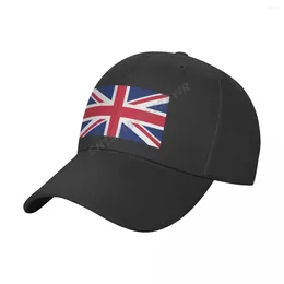 Ball Caps Baseball Cap United Kingdom Flag Wild Sun Shade Peaked Adjustable For Men Women Print