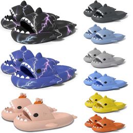 Free Shipping Designer shark slides one sandal slipper for men women GAI sandals pantoufle mules men women slippers trainers flip flops sandles color12