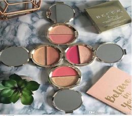 New Makeup Becca Blush with Highlighter Becca Double Shimmering Powder2481750