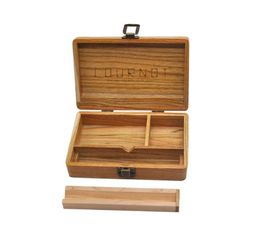 COURNOT Natural Handmade Tobacco Wooden Stash Case Box 50120173MM Rolling Tray Wood Tobacco Herb Box Smoke Pipe Accessories6991044