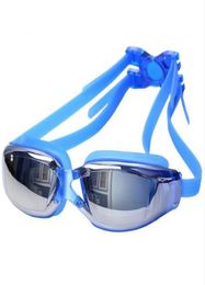 New Professional 100 UV Swim Goggle Waterproof AntiFog HD Swim Glasses4105120