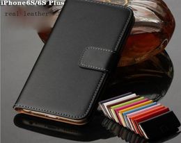 Top quality Iphone 6 or 6 plus cell phone leather covers split leather handmade clamshell mobile leather covers factory s7514686