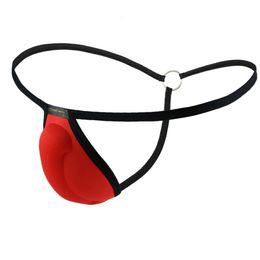 T-Shaped For Men With A Single Rope Ring To Protect The Crotch, Thin Strap, Exposed Buttocks, Cup Shaped Underwear, Trendy And Sexy Pants 249062