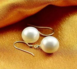 Elegant Round Imitation Pearl Drop Earrings For Bride Women Engagement Wedding Graceful Accessories Fashion Classic Earrings Cheap3441918