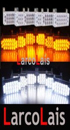 LarcoLais 6x22 LED Strobe Lights Fire Flashing Blinking Emergency Recovery Security Light Amber White9548442