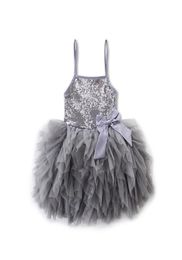 Children Clothing Dress Party Fancy Costume Strap Skirt Kids Girls Sequins Ballet Tutu Dance Dresses3103621
