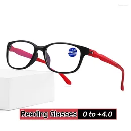 Sunglasses High Quality Presbyopia Eyeglasses TR90 Ultralight Reading Glasses Men Women Fashion Style Far Sight Eyewear For Ladies To 4.0