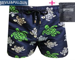 Vilebrequin Mens Beach Shorts beach pants brand 250 octopus starfish Turtle printing Swimwear male board Shorts New style Quick dr7992986