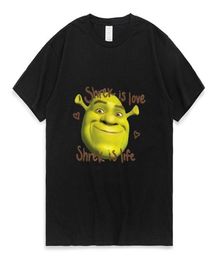 Men039s TShirts Shrek Is Love Life Print T Shirt Men Women Summer Cotton Oversized Comfortable Tshirt Trendy Fashion Short Sl8690673