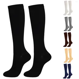 Men's Socks Copper Fiber Compression Nylon Pressure Calf Outdoor Sports Multi Color Sequential