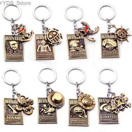 Keychains Lanyards Keychains Lanyards Keychains Anime Luffy Zoro Sanji Cosplay Keyring Purse Accessories 240303