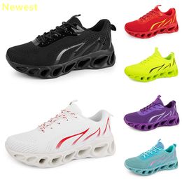 2024 hot sale running shoes men woman white navy cream pink gold gray trainers Soft bottom sneakers breathable GAI