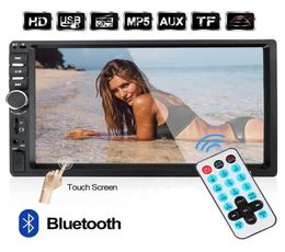 7quot Touch Screen HD Car o Multimedia Player 7010B 7012B7018B MP5FM 2Din Auto Electronics Radio Reversing Display1992097