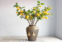 Artificial Plant Lemon Tree with Fruit Branches Store Living Room Decoration Plant Decoration Garden Decoration No Vase T2005093988846