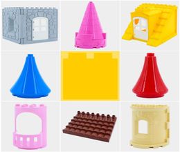 Large Particle Building Block Accessories Toy DIY Assembly Roof Roof Support Wall Educational Toy Christmas Kid Birt7939681