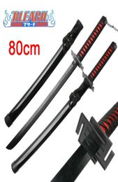 Cartoon Figures 80cm Anime Swords Kids Youth Toy Cosplay Katana BLEACH Ichigo Kurosaki Zangetsu Sword T2211082130139