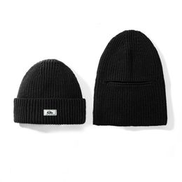 New Style Man Winter Caps Dual Knitted Beanie Fashion Outdoor Women Warm Hats