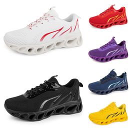 2024 men women running shoes Black White Red Blue Yellow Neon Grey mens trainers sports outdoor athletic sneakers GAI color98