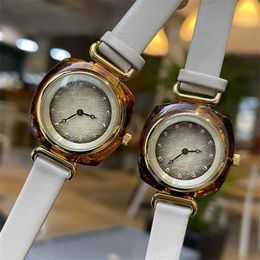 28% OFF watch Watch New G Family Womens Fashion Personality Amber dial Quartz movement Belt