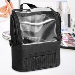 Cosmetic Bags Makeup Brush Holder Case Waterproof Durable Lightweight Toiletry Storage Bag For Office Outdoor Camping Travel Home