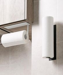 Toilet Paper Holders Stainless Steel Towel Holder Rack Kitchen Roll Selfadhesive Toliet Accessories2117647